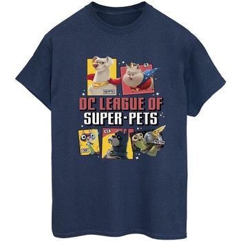 textil Mujer Camisetas manga larga Dc Comics DC League Of Super-Pets Profile Azul