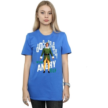 textil Mujer Camisetas manga larga Elf Angry Azul