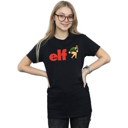 textil Mujer Camisetas manga larga Elf Crouching Logo Negro