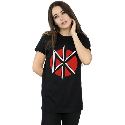 textil Mujer Camisetas manga larga Dead Kennedys Classic Logo Negro