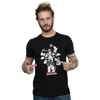textil Hombre Camisetas manga larga Marvel BI22782 Negro