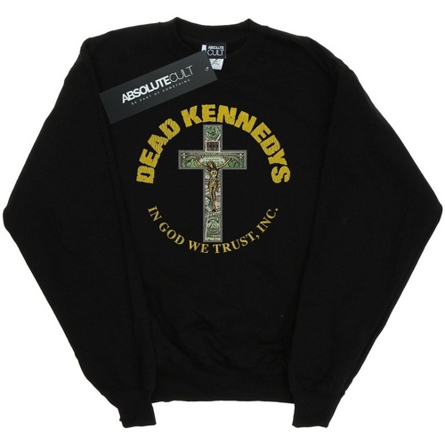 textil Hombre Sudaderas Dead Kennedys In God We Trust Negro