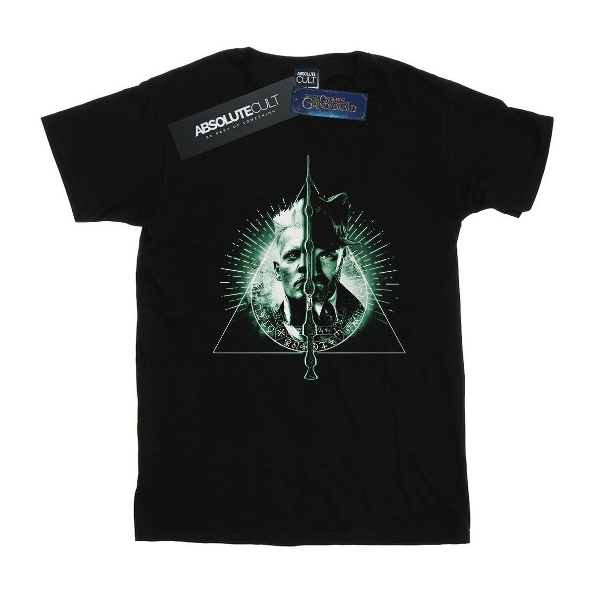 textil Mujer Camisetas manga larga Fantastic Beasts Dumbledore Vs Grindelwald Negro