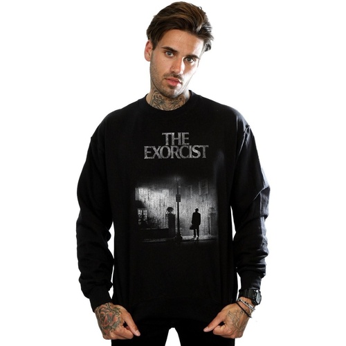 textil Hombre Sudaderas The Exorcist Mono Distressed Poster Negro