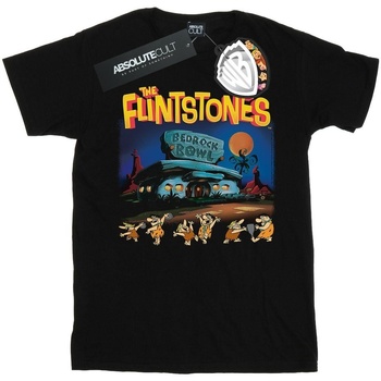 textil Mujer Camisetas manga larga The Flintstones Champions Of Bedrock Bowl Negro