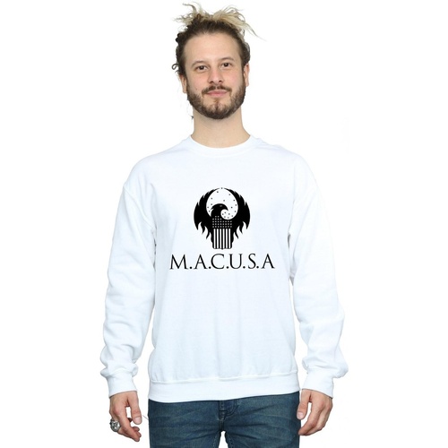 textil Hombre Sudaderas Fantastic Beasts MACUSA Logo Blanco