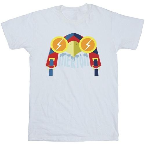 textil Hombre Camisetas manga larga Dc Comics DC League Of Super-Pets Merton Blanco