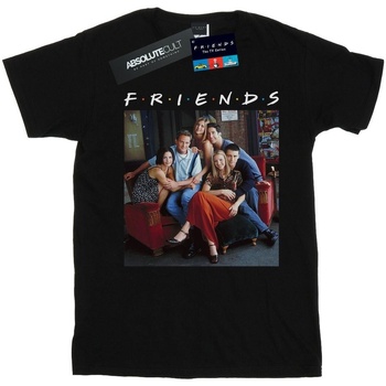 textil Mujer Camisetas manga larga Friends Group Photo Couch Negro