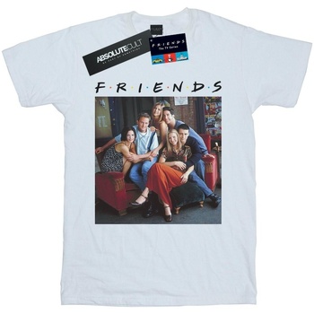 textil Mujer Camisetas manga larga Friends Group Photo Couch Blanco