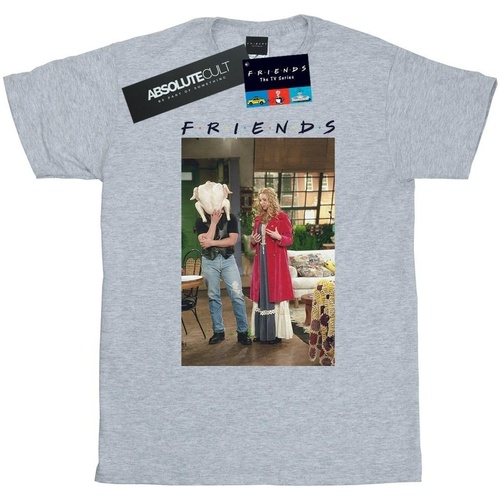 textil Mujer Camisetas manga larga Friends Joey Turkey Gris
