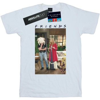textil Mujer Camisetas manga larga Friends Joey Turkey Blanco