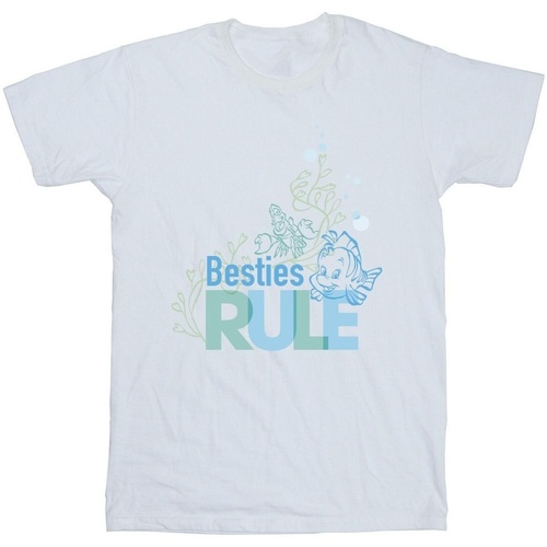 textil Niña Camisetas manga larga Disney The Little Mermaid Besties Blanco