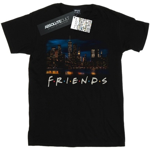 textil Mujer Camisetas manga larga Friends New York Skyline Photo Negro