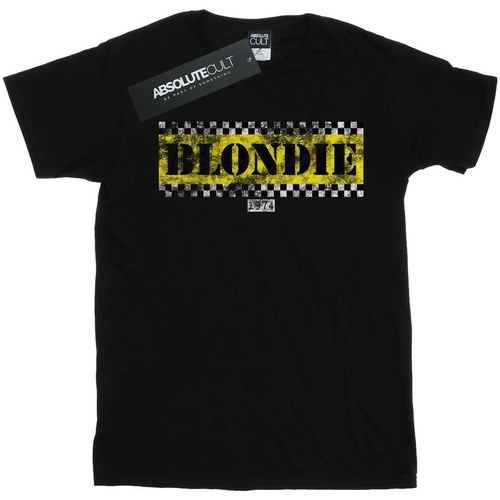 textil Hombre Camisetas manga larga Blondie Taxi 74 Negro