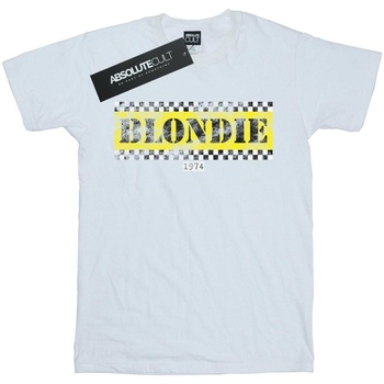 textil Hombre Camisetas manga larga Blondie Taxi 74 Blanco