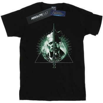 textil Hombre Camisetas manga larga Fantastic Beasts Dumbledore Vs Grindelwald Negro