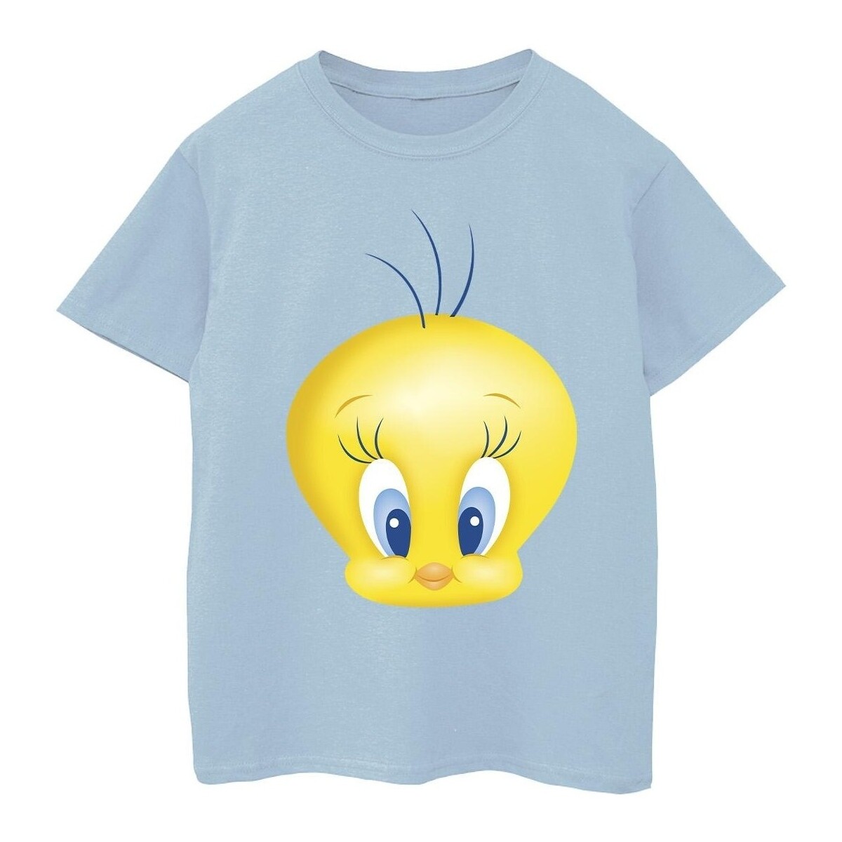 textil Niña Camisetas manga larga Dessins Animés Tweety Face Azul