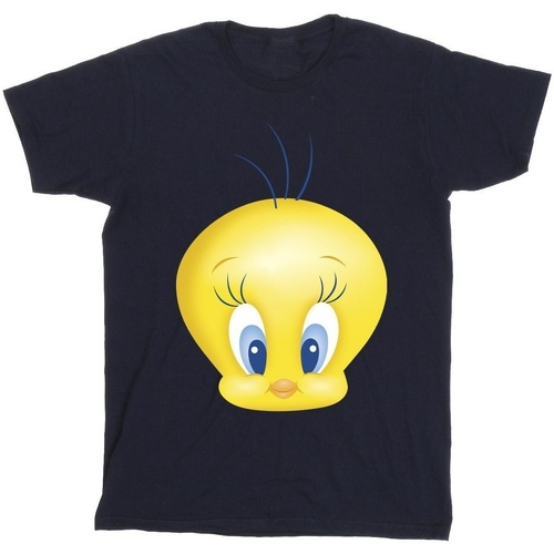 textil Niña Camisetas manga larga Dessins Animés Tweety Face Azul