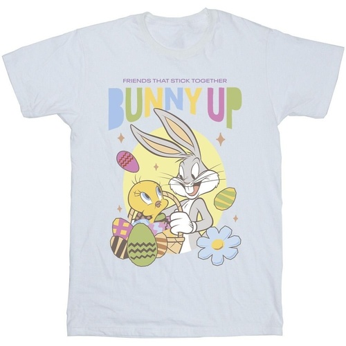 textil Niña Camisetas manga larga Dessins Animés Bunny Up Blanco