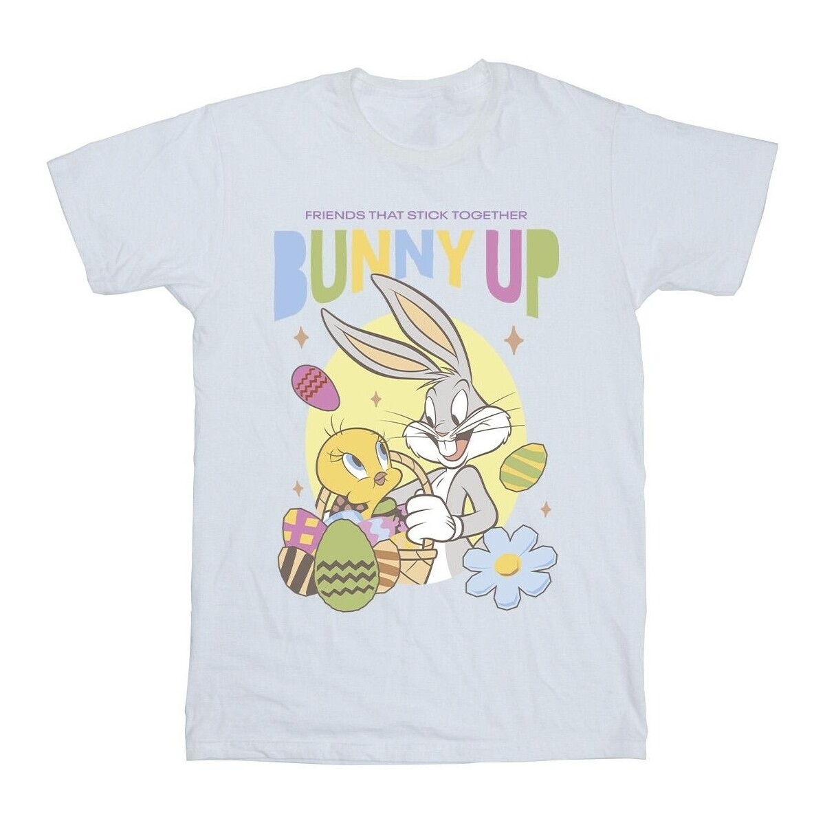 textil Niña Camisetas manga larga Dessins Animés Bunny Up Blanco