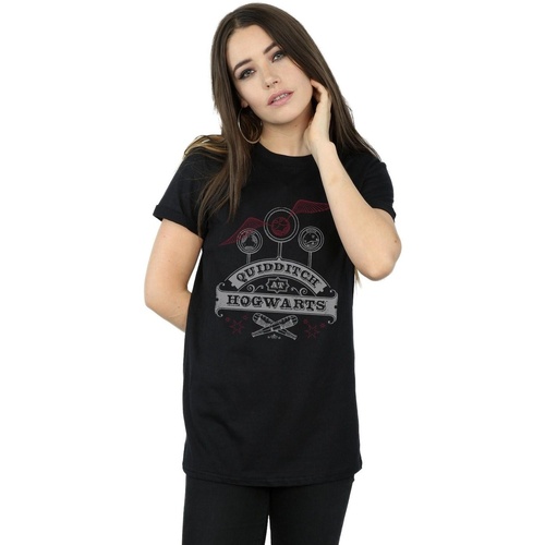 textil Mujer Camisetas manga larga Harry Potter BI26254 Negro