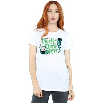 textil Mujer Camisetas manga larga Harry Potter Voldemort Dark Arts Junior Blanco