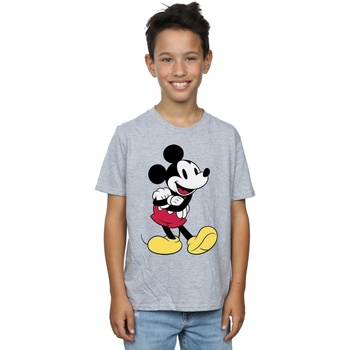 textil Niño Camisetas manga corta Disney Mickey Mouse Classic Mickey Gris
