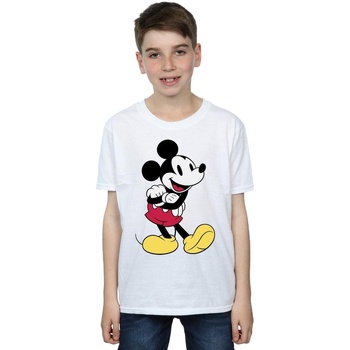 textil Niño Camisetas manga corta Disney Mickey Mouse Classic Mickey Blanco