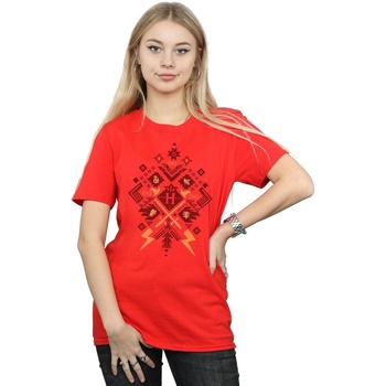 textil Mujer Camisetas manga larga Harry Potter Christmas Fair Isle Rojo