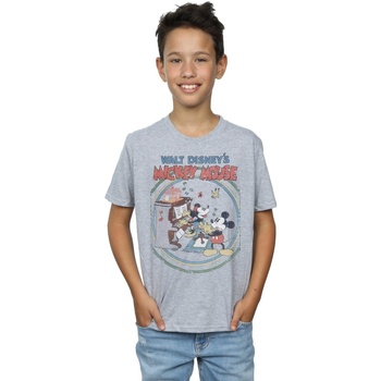 textil Niño Camisetas manga corta Disney Mickey Mouse Piano Gris