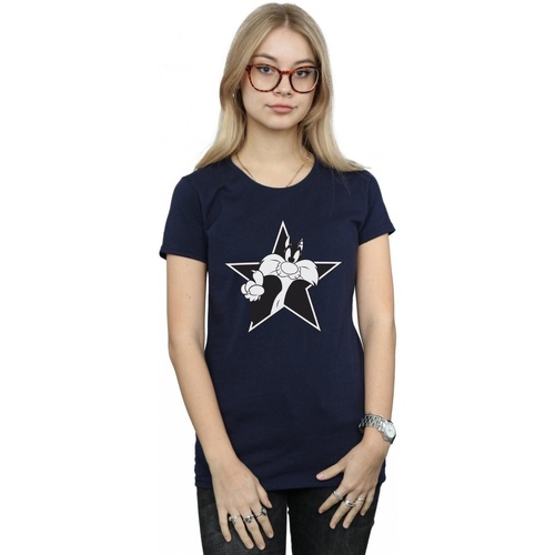 textil Mujer Camisetas manga larga Dessins Animés BI26579 Azul
