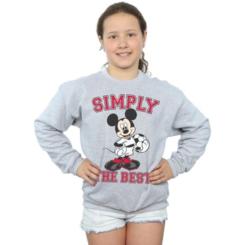 textil Niña Sudaderas Disney Mickey Mouse Simply The Best Gris