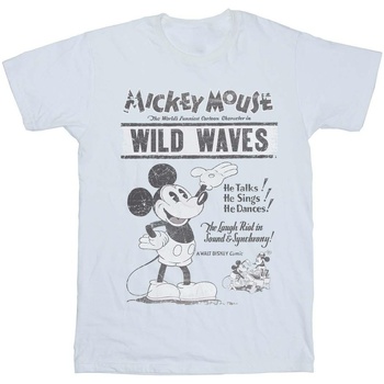textil Niño Tops y Camisetas Disney Mickey Mouse Making Waves Blanco