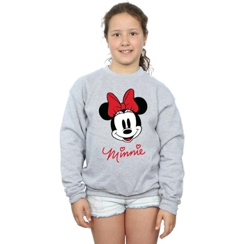 textil Niña Sudaderas Disney Minnie Mouse Face Gris