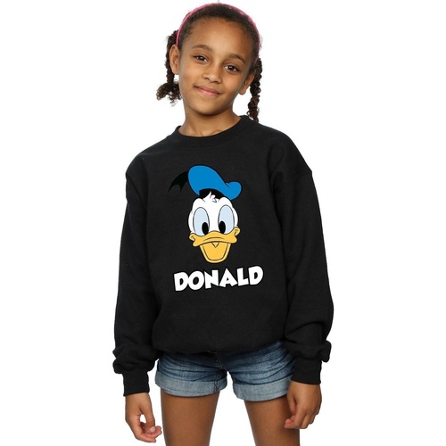 textil Niña Sudaderas Disney Donald Duck Face Negro