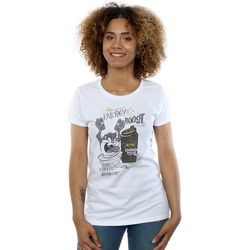 textil Mujer Camisetas manga larga Dessins Animés  Blanco