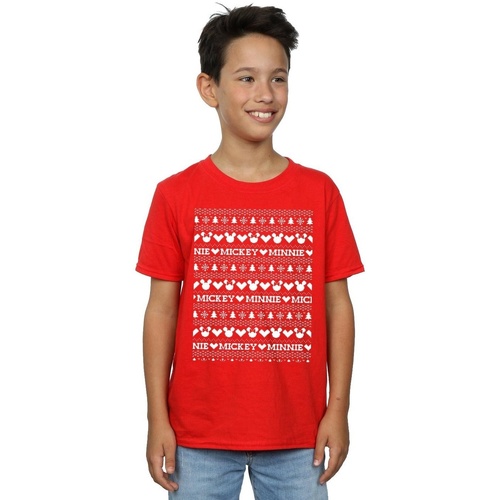 textil Niño Tops y Camisetas Disney BI27126 Rojo