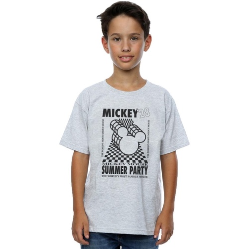 textil Niño Camisetas manga corta Disney Mickey Mouse Summer Party Gris