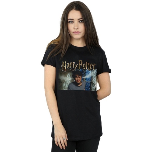 textil Mujer Camisetas manga larga Harry Potter Steam Ears Negro