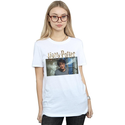 textil Mujer Camisetas manga larga Harry Potter Steam Ears Blanco