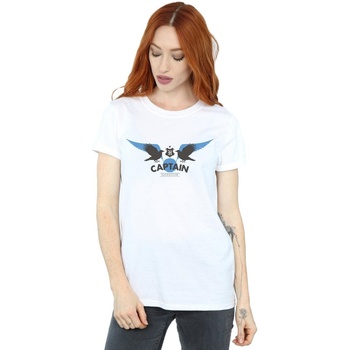 textil Mujer Camisetas manga larga Harry Potter Ravenclaw Captain Blanco