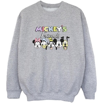 textil Niño Sudaderas Disney Mickey Mouse And Friends Faces Gris