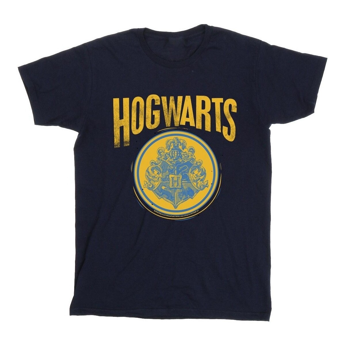 textil Mujer Camisetas manga larga Harry Potter Hogwarts Circle Crest Azul
