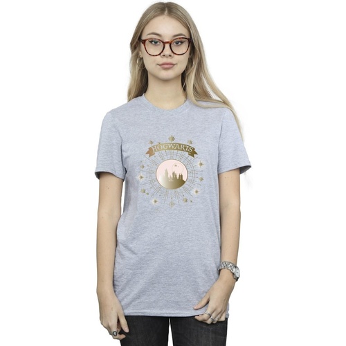 textil Mujer Camisetas manga larga Harry Potter Hogwarts Yule Ball Gris