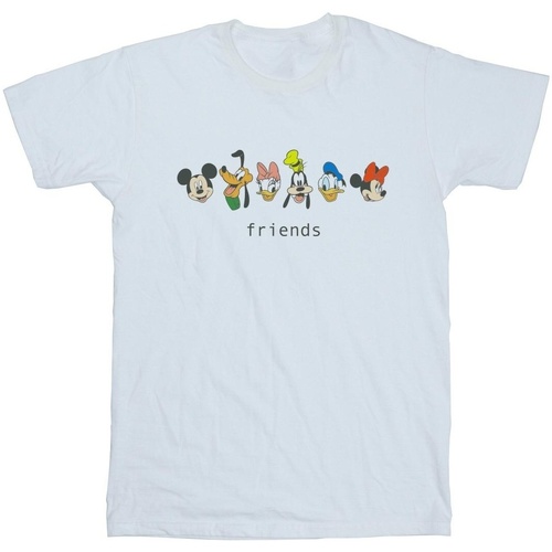 textil Niño Camisetas manga corta Disney Mickey Mouse And Friends Blanco