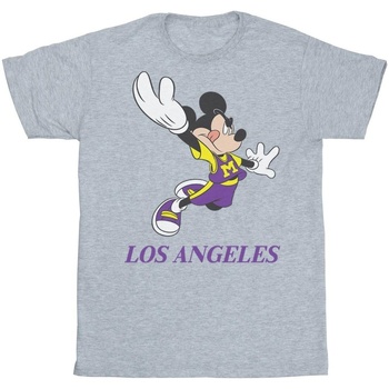 textil Niño Camisetas manga corta Disney Mickey Mouse Los Angeles Gris