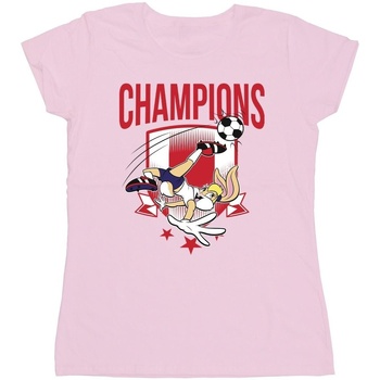 textil Mujer Camisetas manga larga Dessins Animés Lola Football Champions Rojo