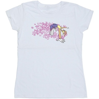 textil Mujer Camisetas manga larga Dessins Animés ACME Doodles Lola Bunny Blanco