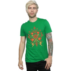 textil Hombre Camisetas manga larga Harry Potter Christmas Fair Isle Verde