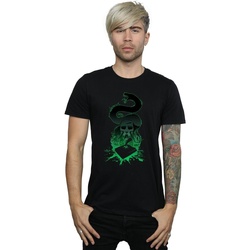 textil Hombre Camisetas manga larga Harry Potter Nagini Silhouette Negro